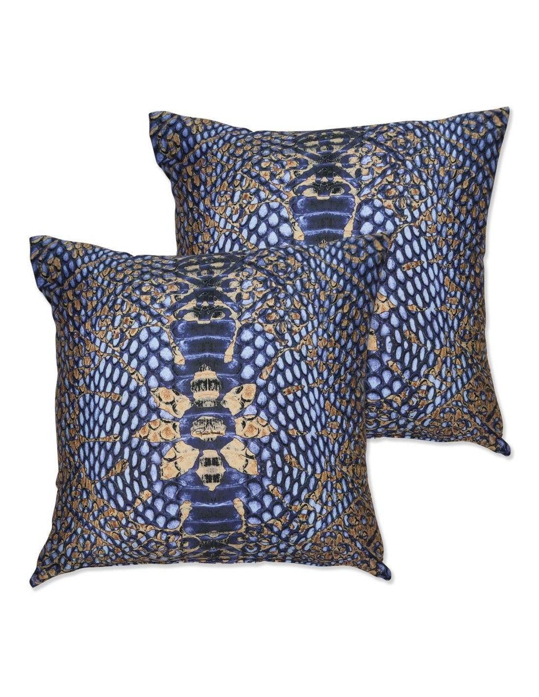 Cuscino Roberto Cavalli Wild Damasco 60x60 cm Raso di Cotone