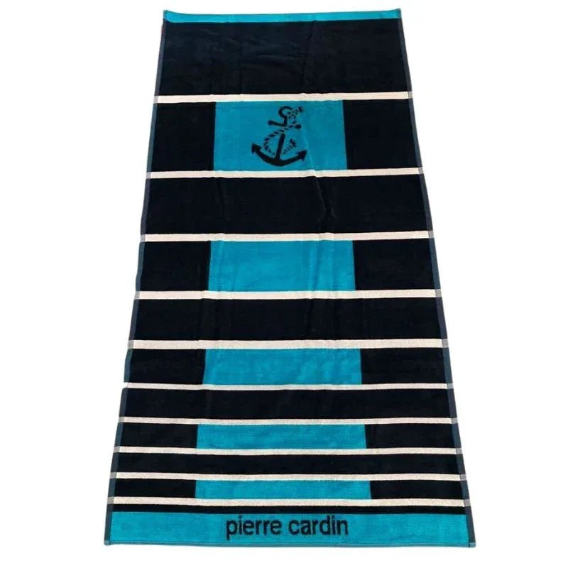 Telo mare Pierre Cardin Velur 90x160 CM Spugna di Cotone Cimato - The King Luxury