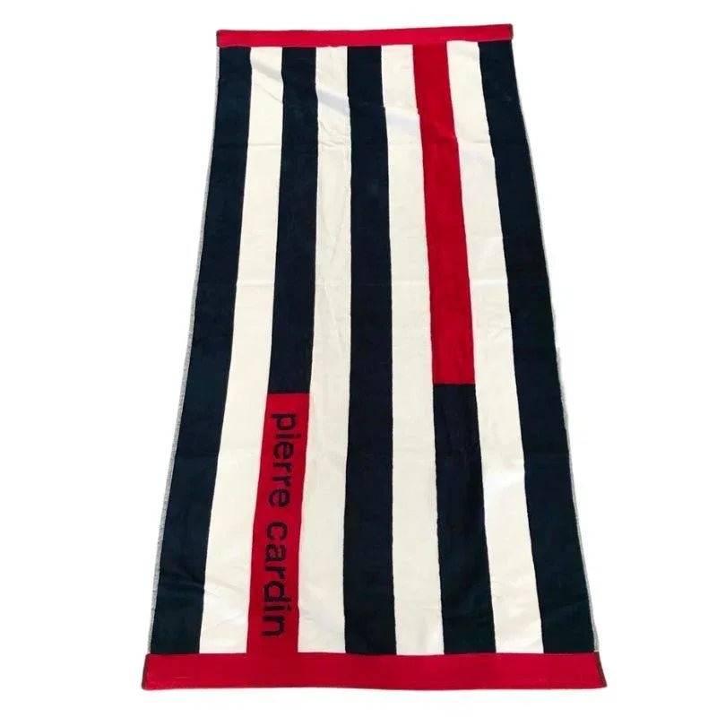 Telo mare Pierre Cardin Velur 90x160 CM Spugna di Cotone Cimato - The King Luxury