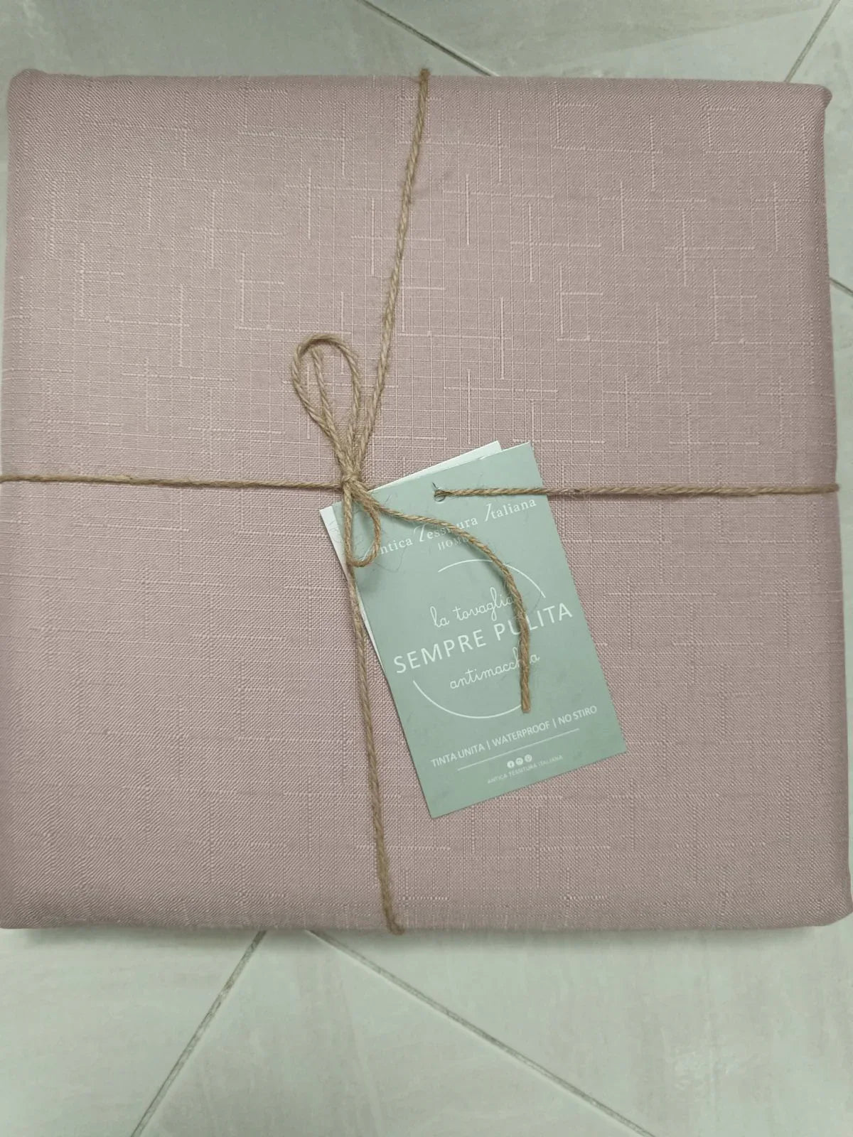 Tovaglia da Tavola Antica Tessitura Italiana Sempre Pulita X12 Poliestere - The King Luxury