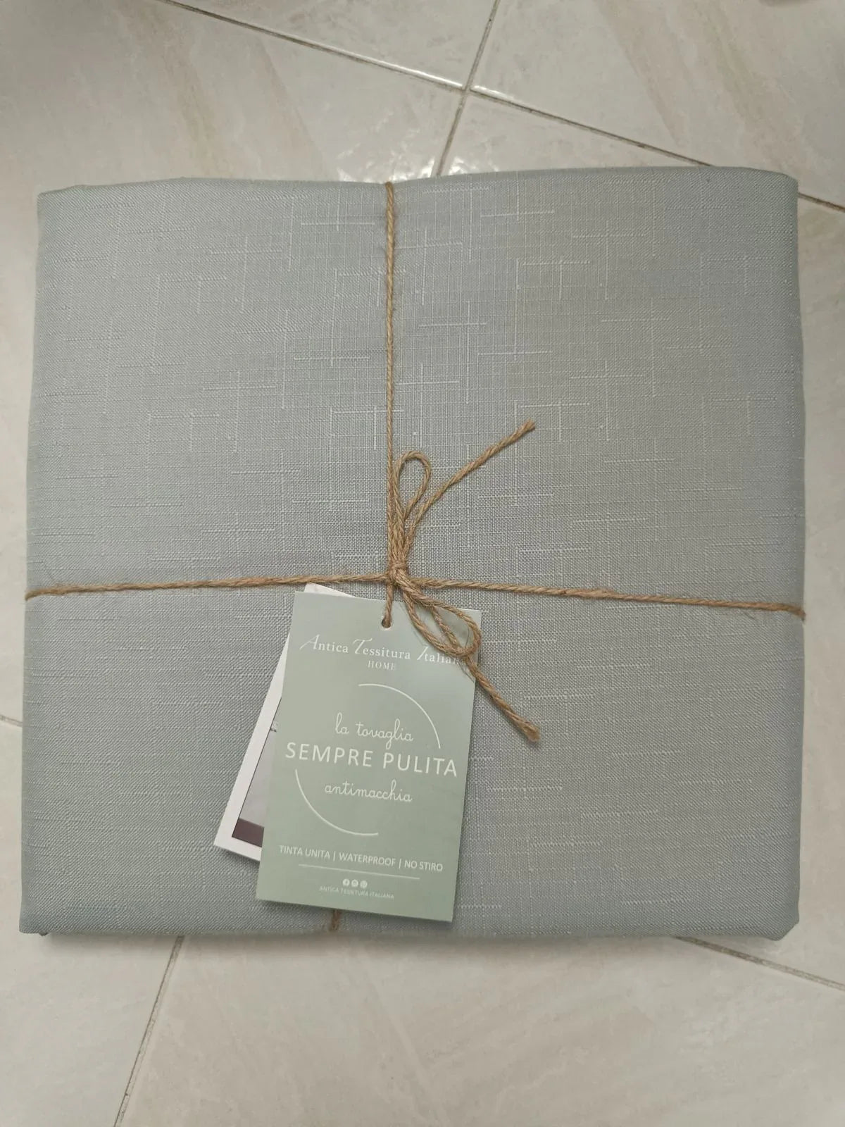 Tovaglia da Tavola Antica Tessitura Italiana Sempre Pulita X12 Poliestere - The King Luxury