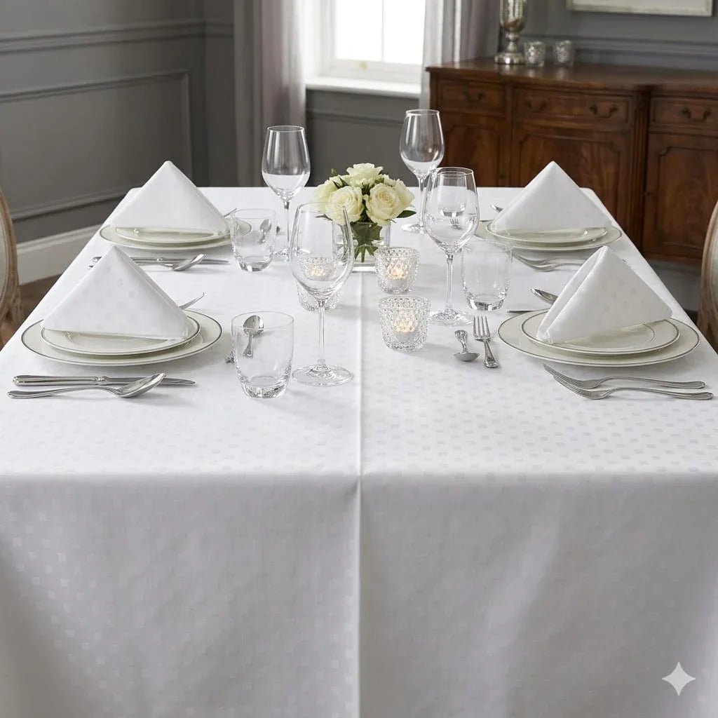 Tovaglia da Tavola Maestri Cotonieri Damina X18 Cotone - The King Luxury