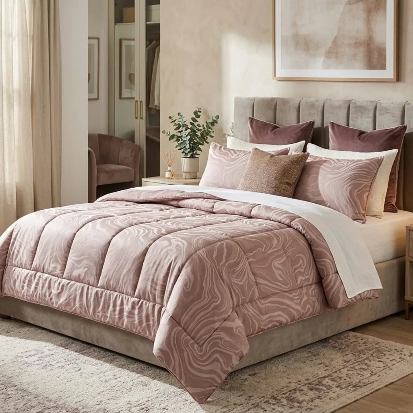 Trapunta Casa Giulia Cristal Oriana Matrimoniale Jacquard - The King Luxury