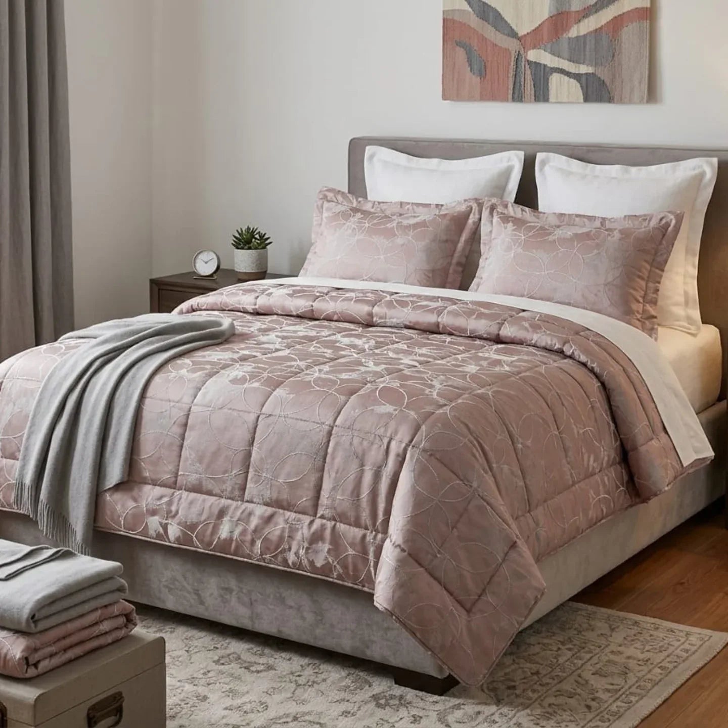 Trapuntino Casa Giulia Egeo Optica Matrimoniale Jacquard - The King Luxury