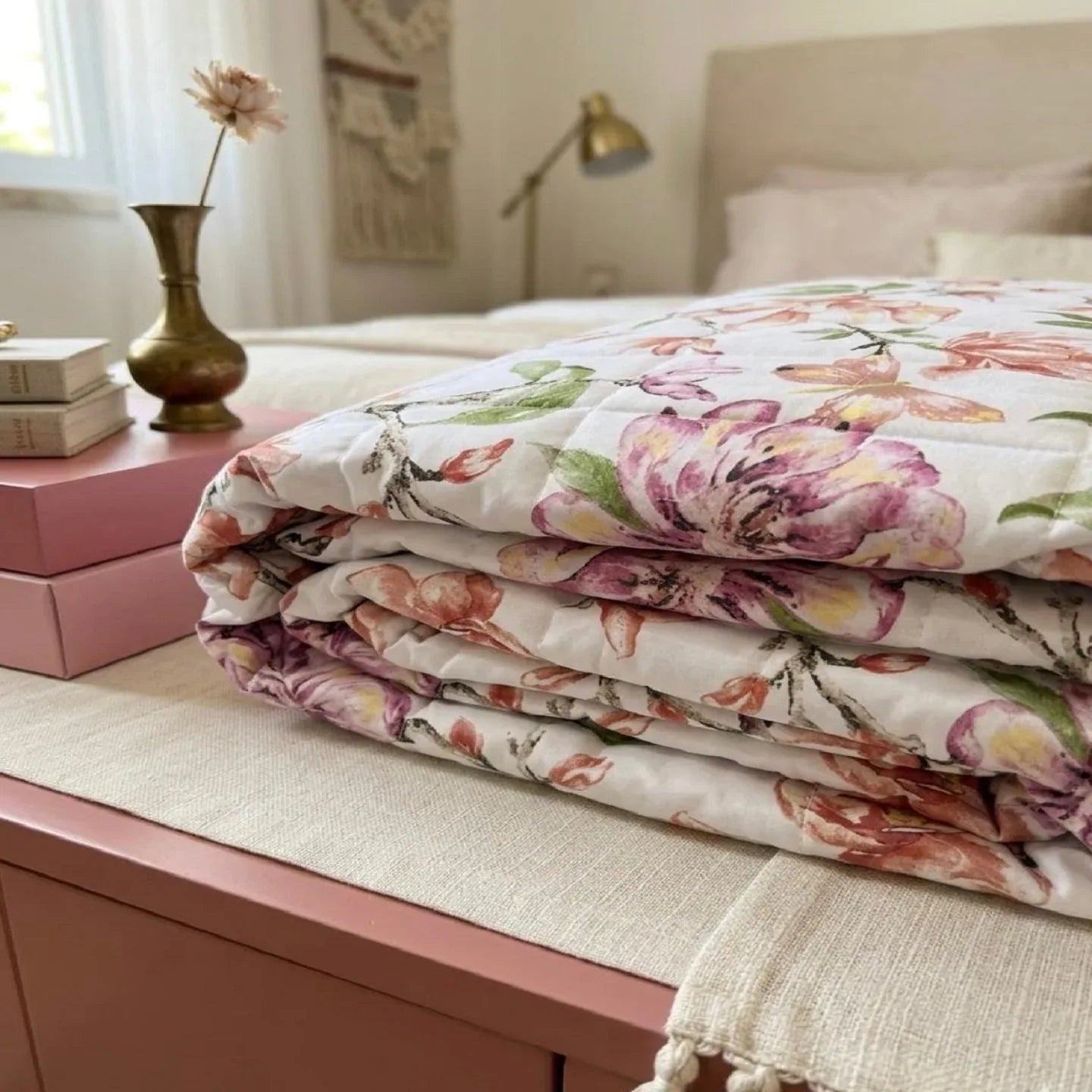 Trapuntino Casa Giulia Tolosa Holland Matrimoniale Raso Cotone - The King Luxury