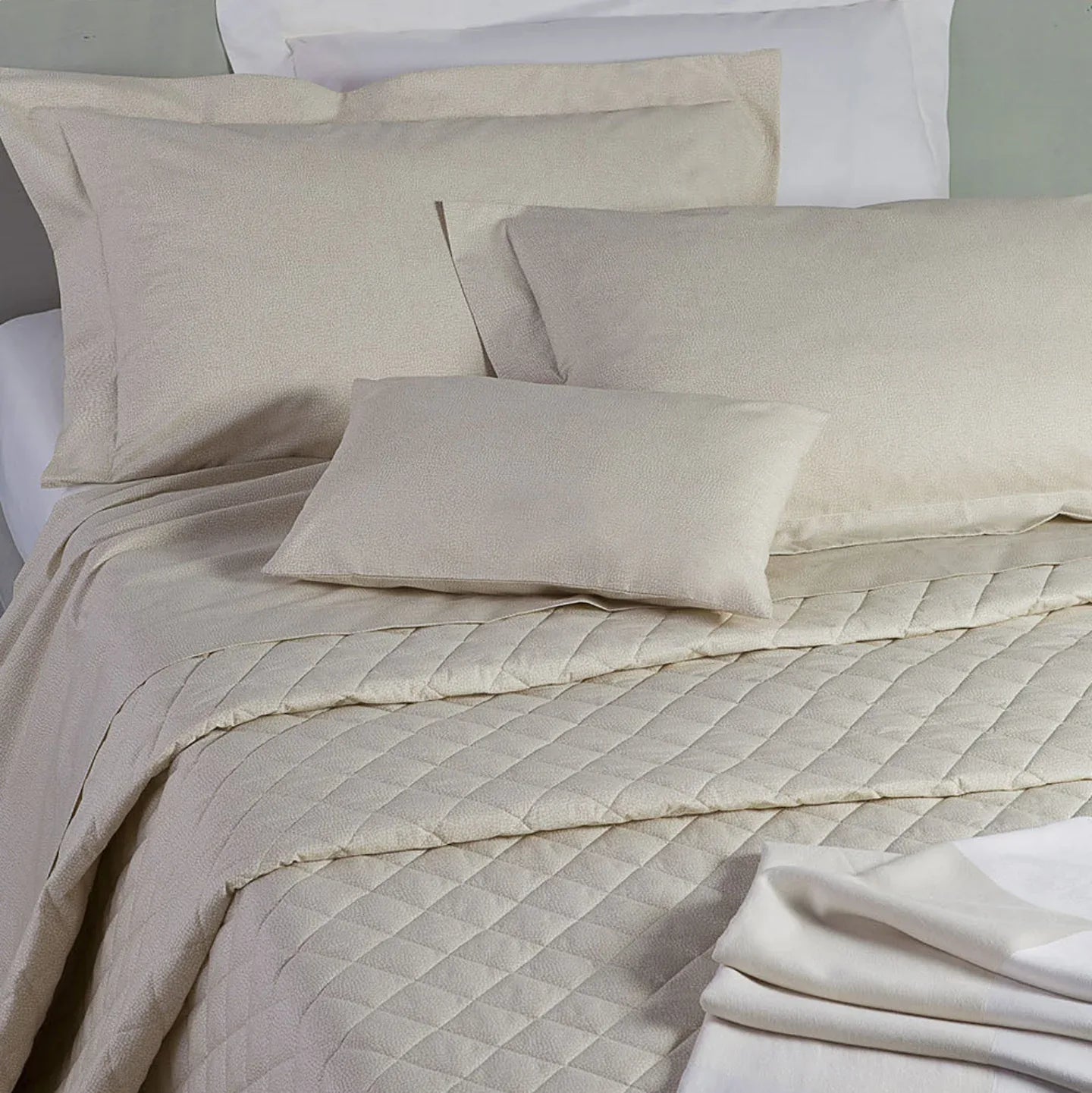 Trapuntino matrimoniale Borbonese Oplà Matrimoniale Raso di Cotone - The King Luxury