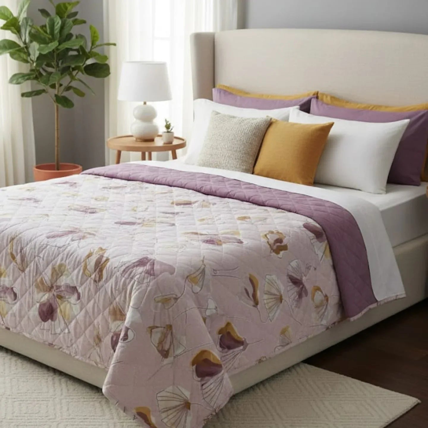 Trapuntino matrimoniale Tessitura Randi Atelier 39 Matrimoniale Percalle di Cotone - The King Luxury