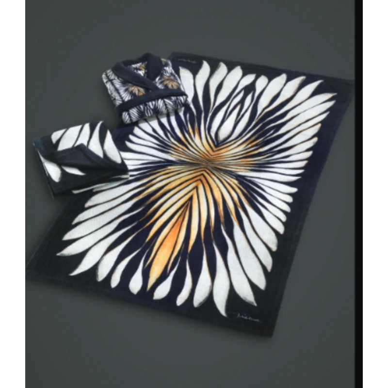 Telo Bagno Roberto Cavalli Ray Of Gold  Spugna di Cotone