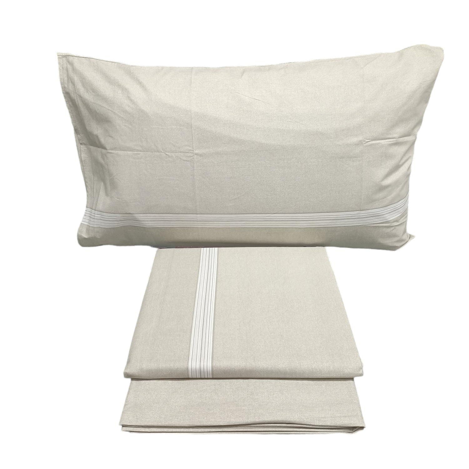 Completo Lenzuola Imberti Living Matrimoniale 100% Cotone