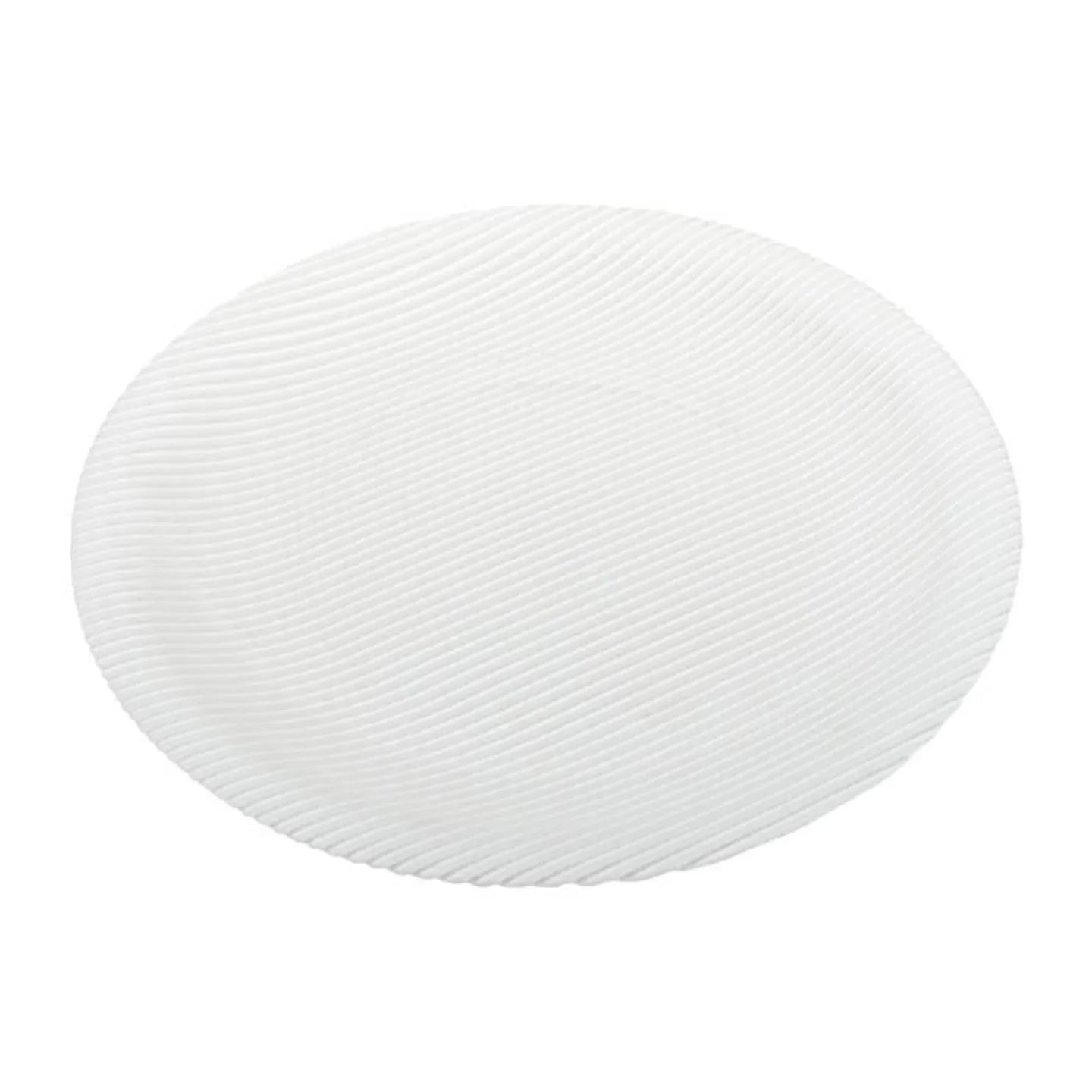 Vassoio Evviva 5503 – Seventy in Vetro Bianco Ø 32 cm - The King Luxury