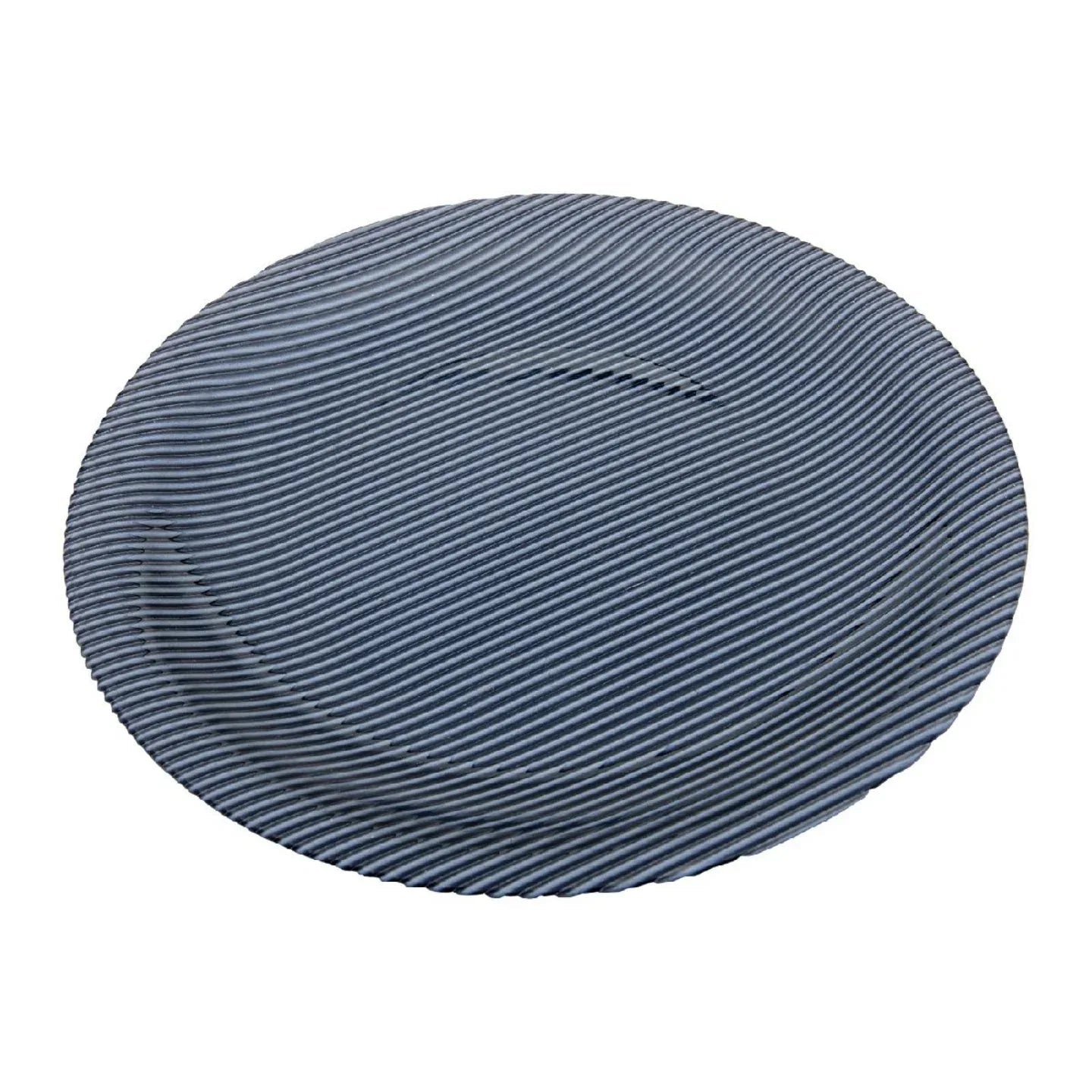 Vassoio/Centrotavola Evviva 5513 – Seventy in Vetro Ottanio Ø 32 cm - The King Luxury