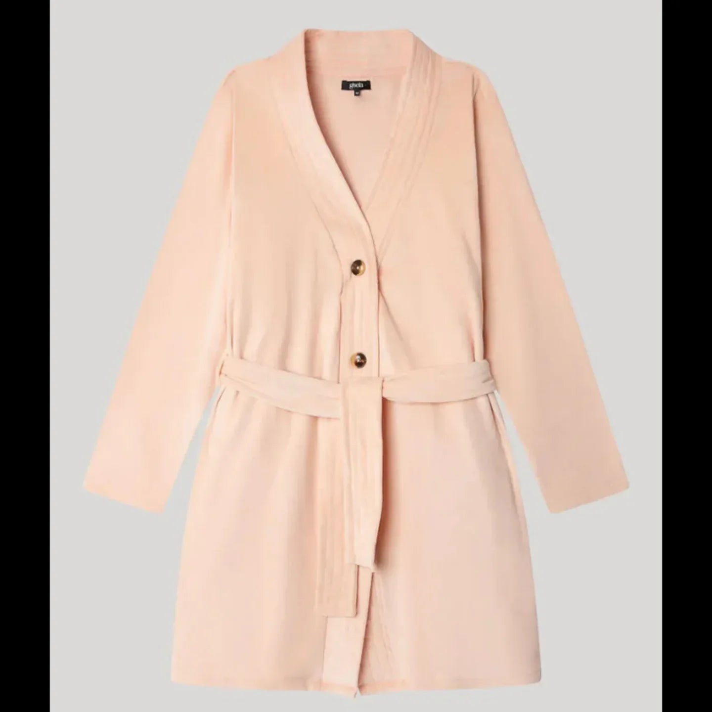 Vestaglia Donna Gisela 2/20303U – Cappotto in Pile Elasticizzato con Bottoni - The King Luxury