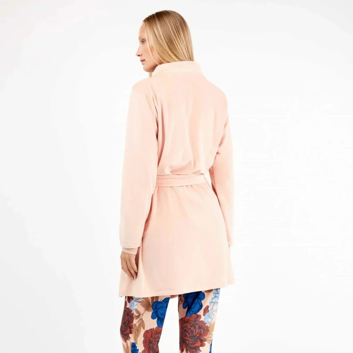 Vestaglia Donna Gisela 2/20303U – Cappotto in Pile Elasticizzato con Bottoni - The King Luxury