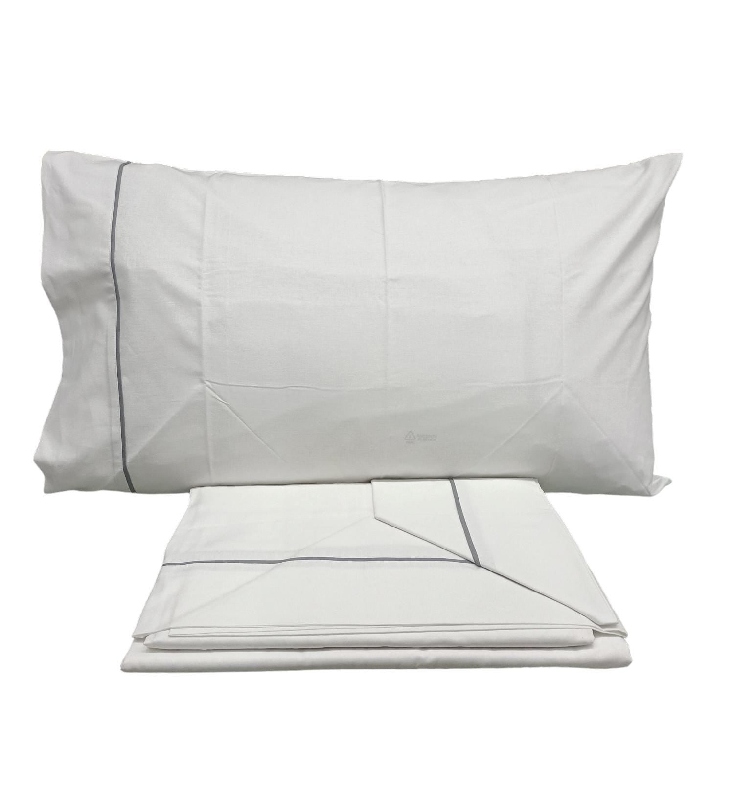 Completo Lenzuola Pierre Cardin Flou Matrimoniale 100% Cotone