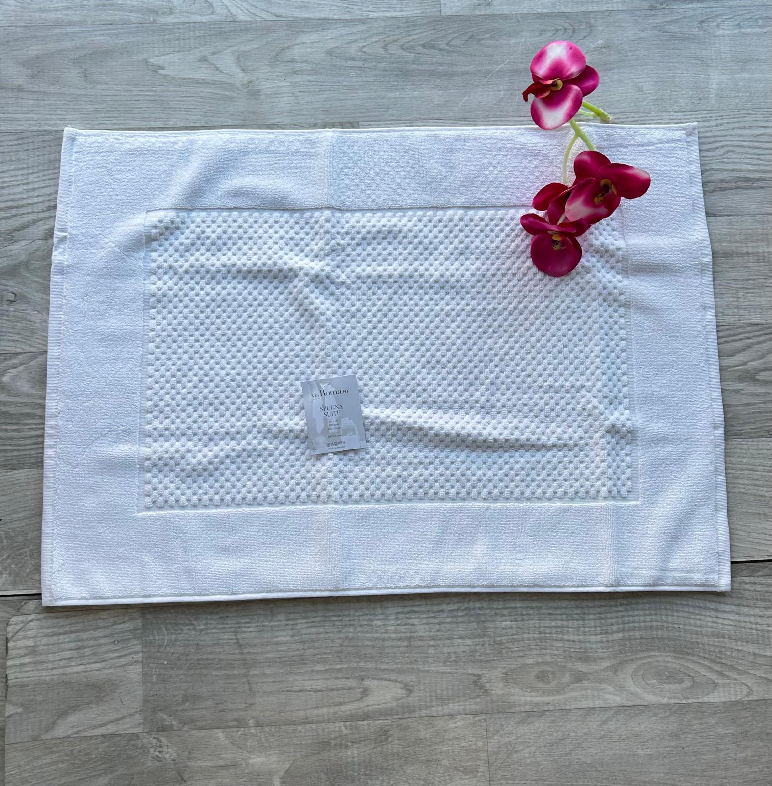 Tappeto Bagno Check Via Roma 60 – Spugna di Cotone Extra Soffice 50x70 cm