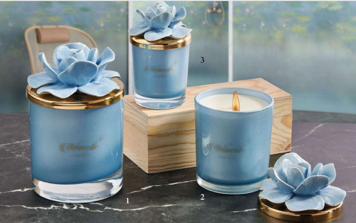 Candela Piccola Melaverde con Tappo Fiore