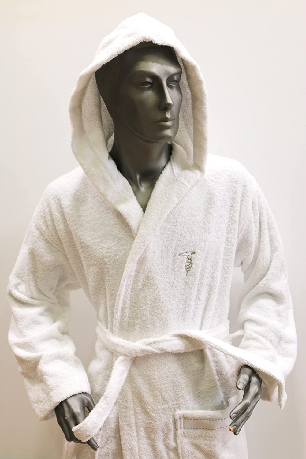 Accappatoio Trussardi Ribbon Cappuccio XXL Spugna di Cotone