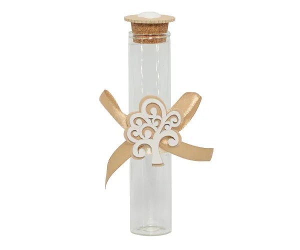 8 Pezzi Matrimonio Harmony Fialetta vetro con albero Vetro - The King Luxury