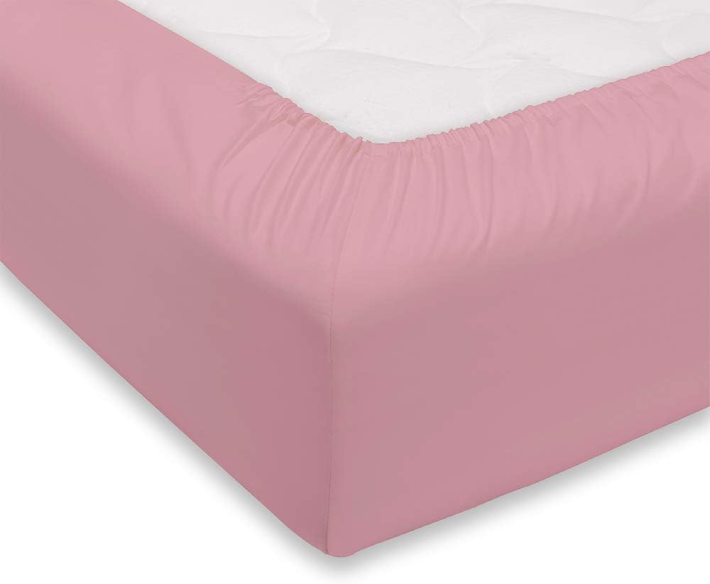 Lenzuolo sotto Maestri Cotonieri tinta unita, cotone mercerizzato 180x200 cm con angoli 27 cm, tessitura 60 fili/cm², elegante e Made in Italy.