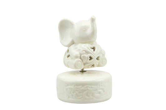 Matrimonio Harmony Carillon elefante traforato bianco Porcellana