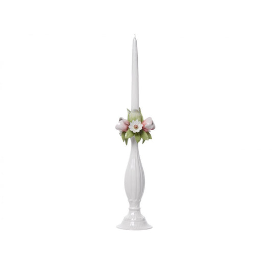 Candeliere Schonherr Linea tulipani e margherite  Porcellana