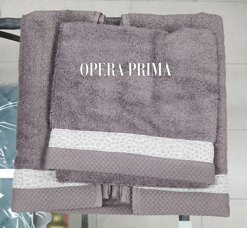Set Asciugamani Opera Prima Mercurio  Spugna di Cotone