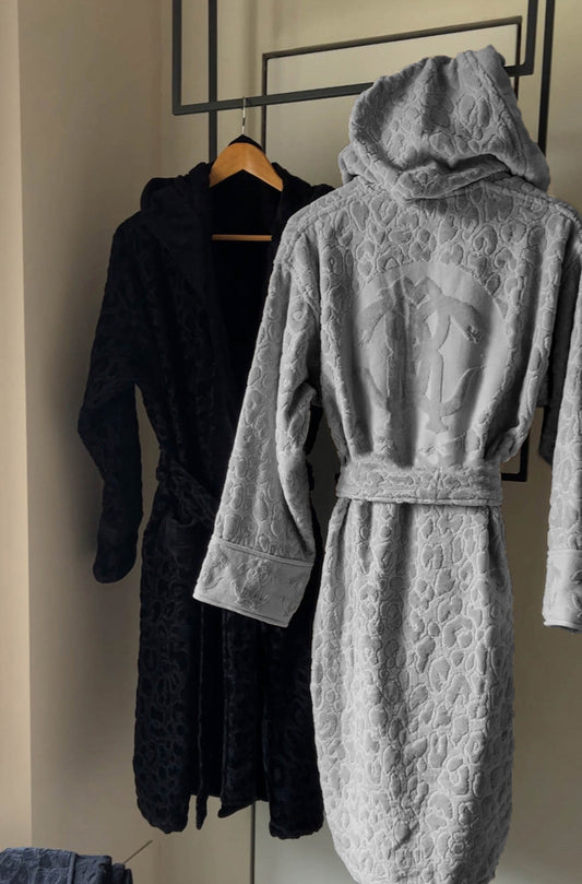 Accappatoio Roberto Cavalli Jaguar L/XL Spugna di Cotone