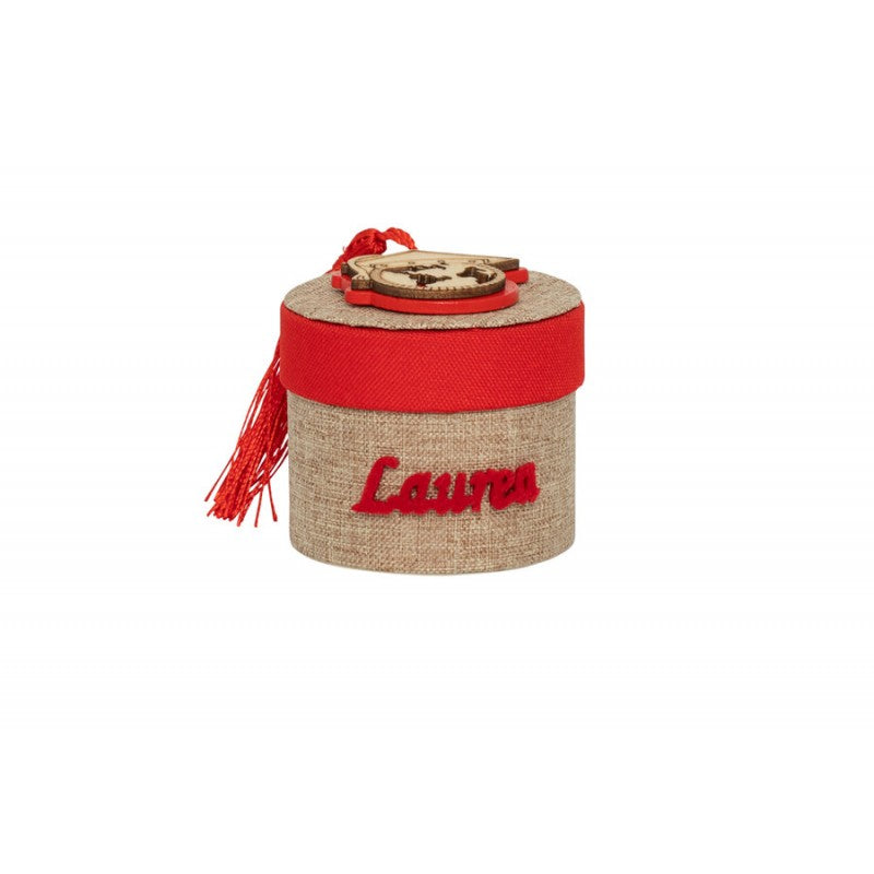 Laurea Harmony Scatolina portaconfetti laurea  Rattan