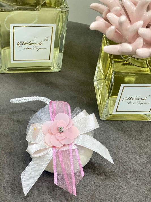 Sacchetto Sekò Saponetta con Spilla Fiore