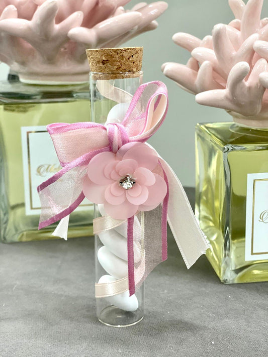 Sacchetto Sekò Provetta con Spilla Fiore