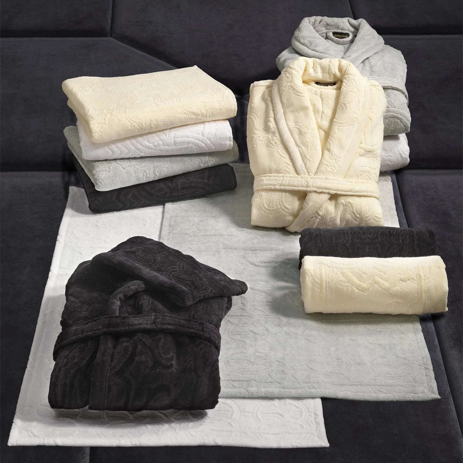 Telo Bagno Roberto Cavalli Araldico  Spugna di Cotone