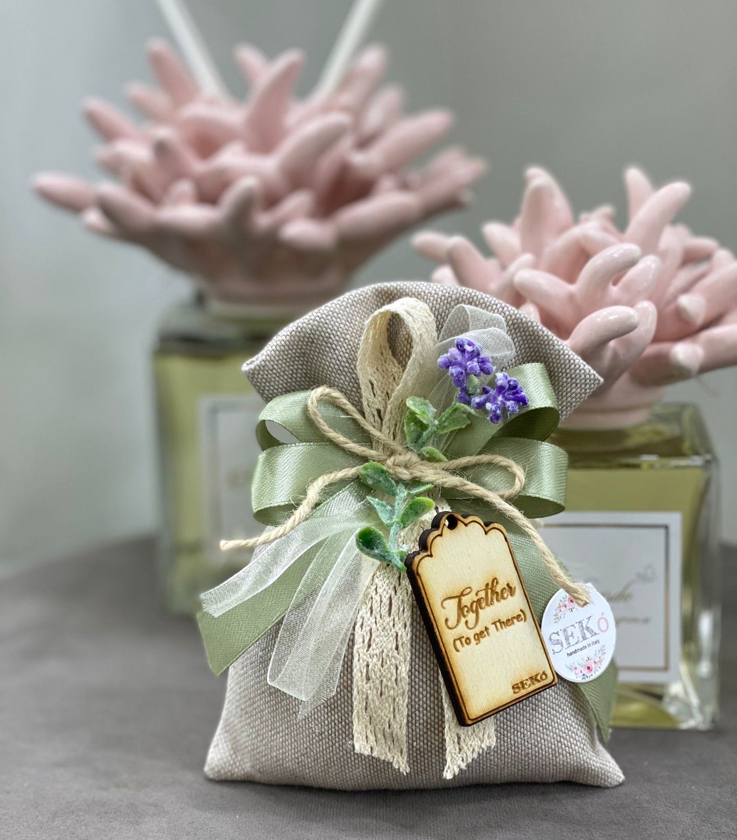 Sacchetto Sekò Francesina Provenza con Fiore