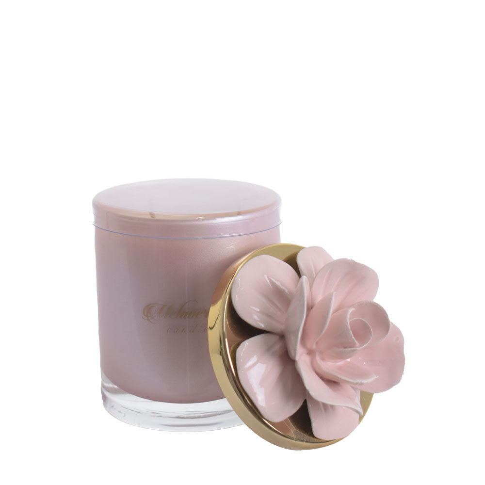 Candela Piccola Melaverde con Tappo Fiore