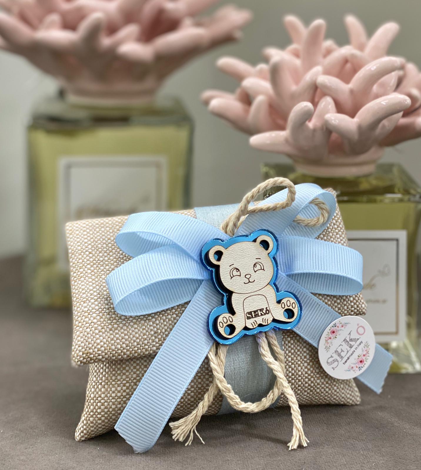 Sacchetto Pochette Sekò Applicazione Orsetto