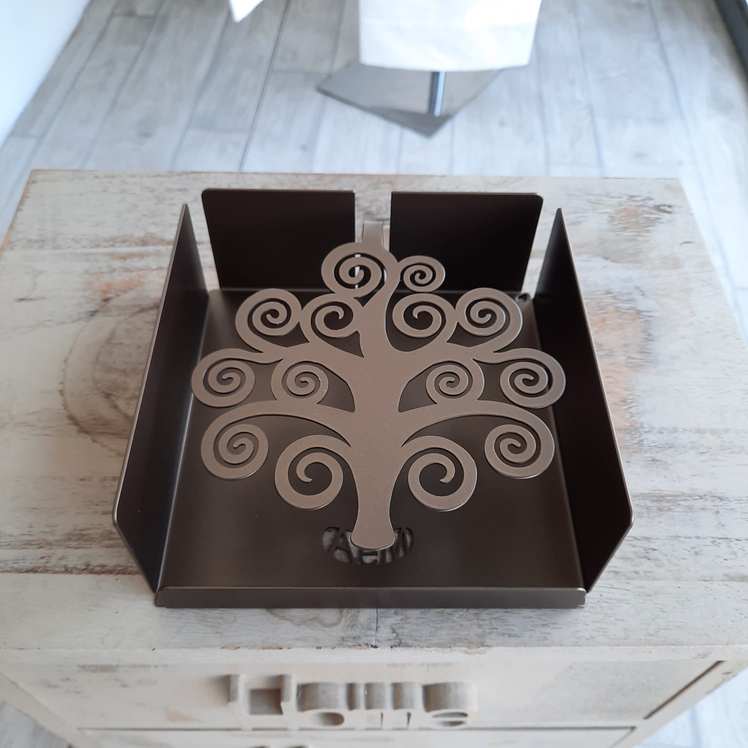 Porta Tovaglioli Arti & Mestieri Albero della vita  Ferro