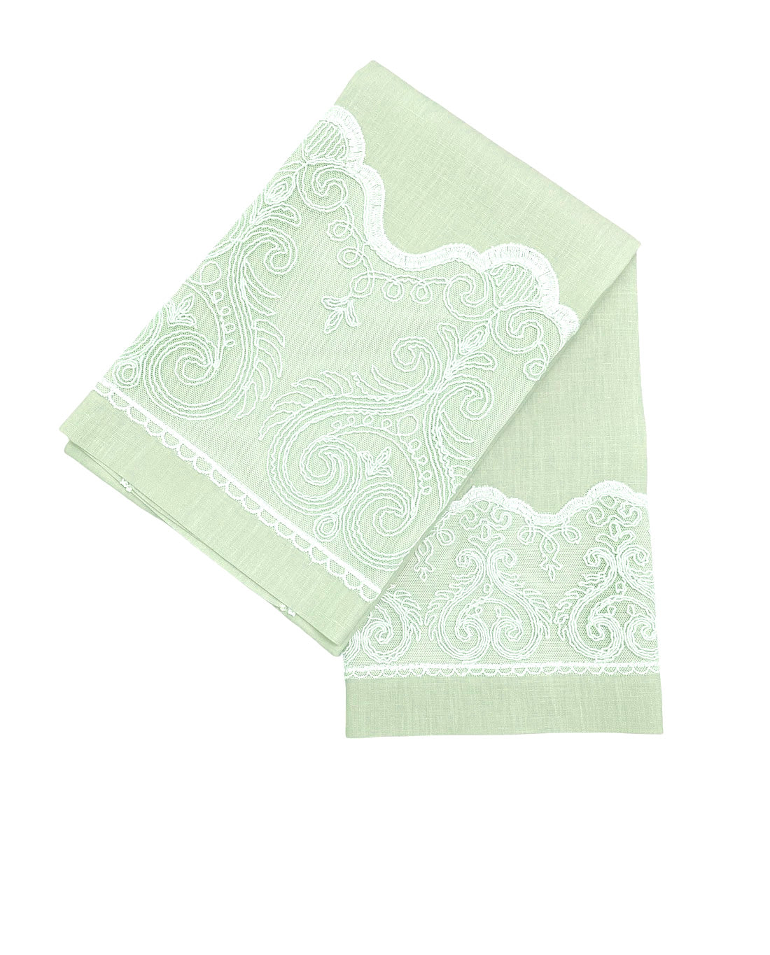 Set Asciugamani Opera Prima Lilibet  100% Lino