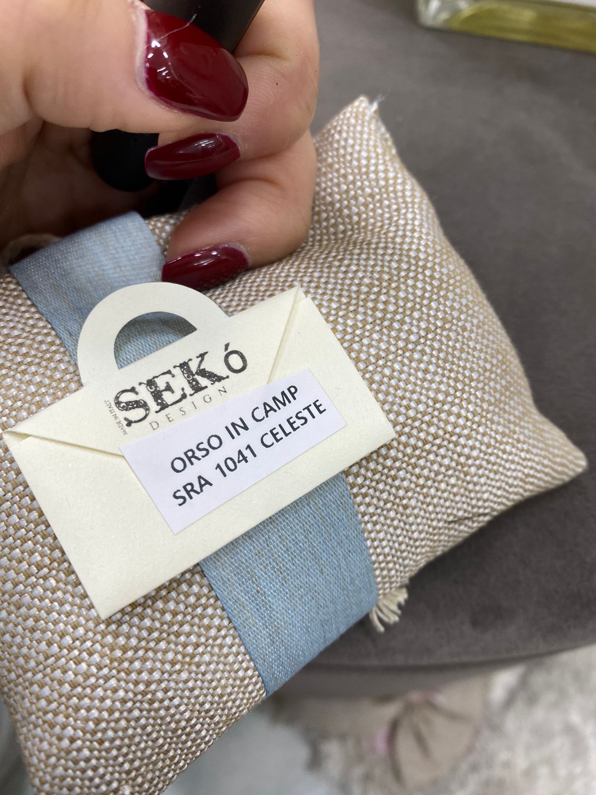Sacchetto Pochette Sekò Applicazione Orsetto