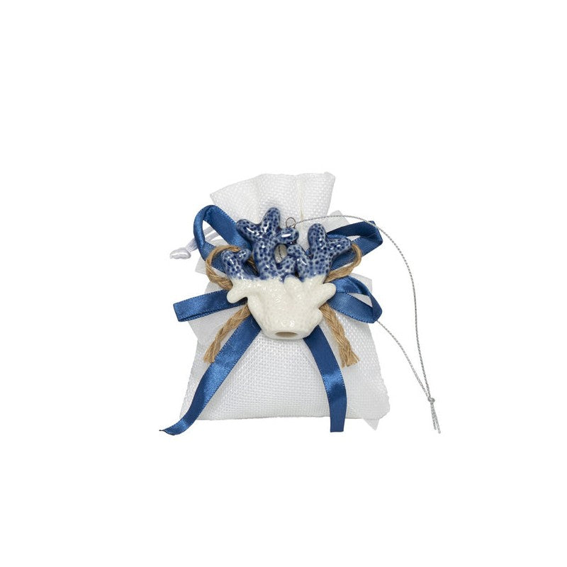Matrimonio Harmony Sacchetto marino con magnete  Porcellana