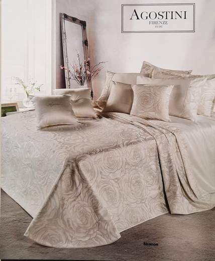 Copriletto Agostini Sharon Matrimoniale Jacquard