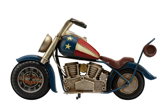 Moto Harmony Sveglietta moto metallo colorata america Porcellana