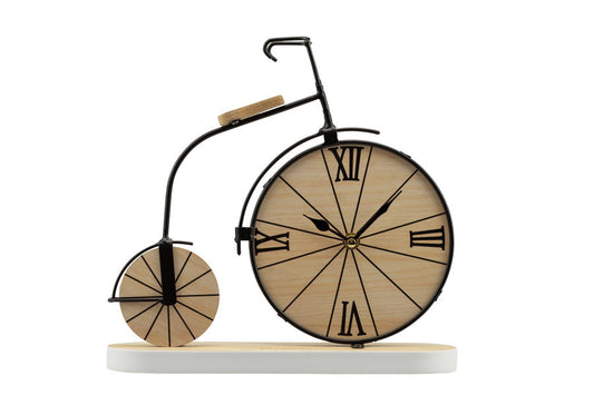 Orologio da tavolo bici in legno e metallo Matrimonio