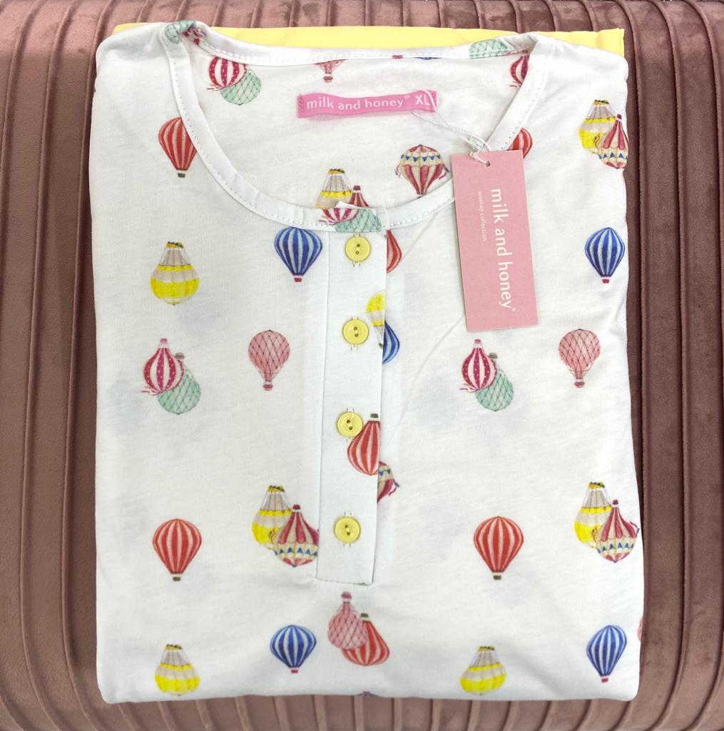Pigiama Donna Milk And Honey Ballon S Cotone