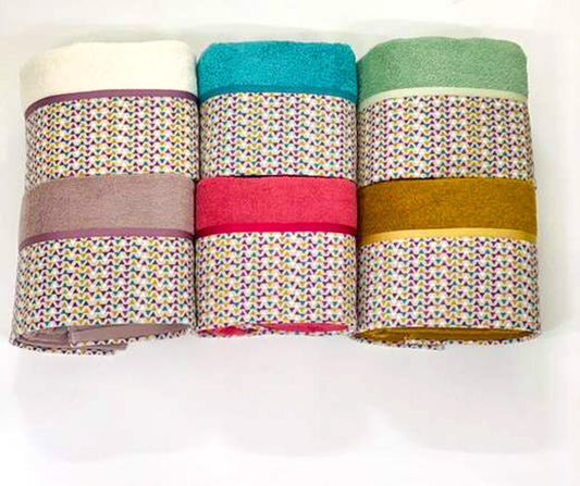 Set Asciugamani 6+6 Creole Firenze Tiziana  Spugna di Cotone
