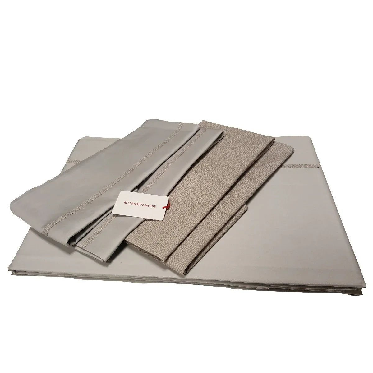 Completo Lenzuola Borbonese Fine Op Matrimoniale Raso di Cotone - The King Luxury