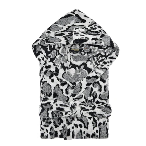 Accappatoio Roberto Cavalli Linx Cappuccio XXL Spugna di Cotone