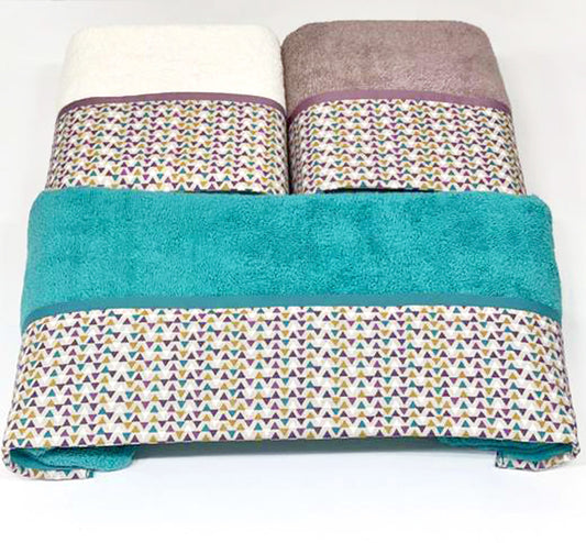Set Asciugamani 3+3 Creole Firenze Tiziana  Spugna di Cotone