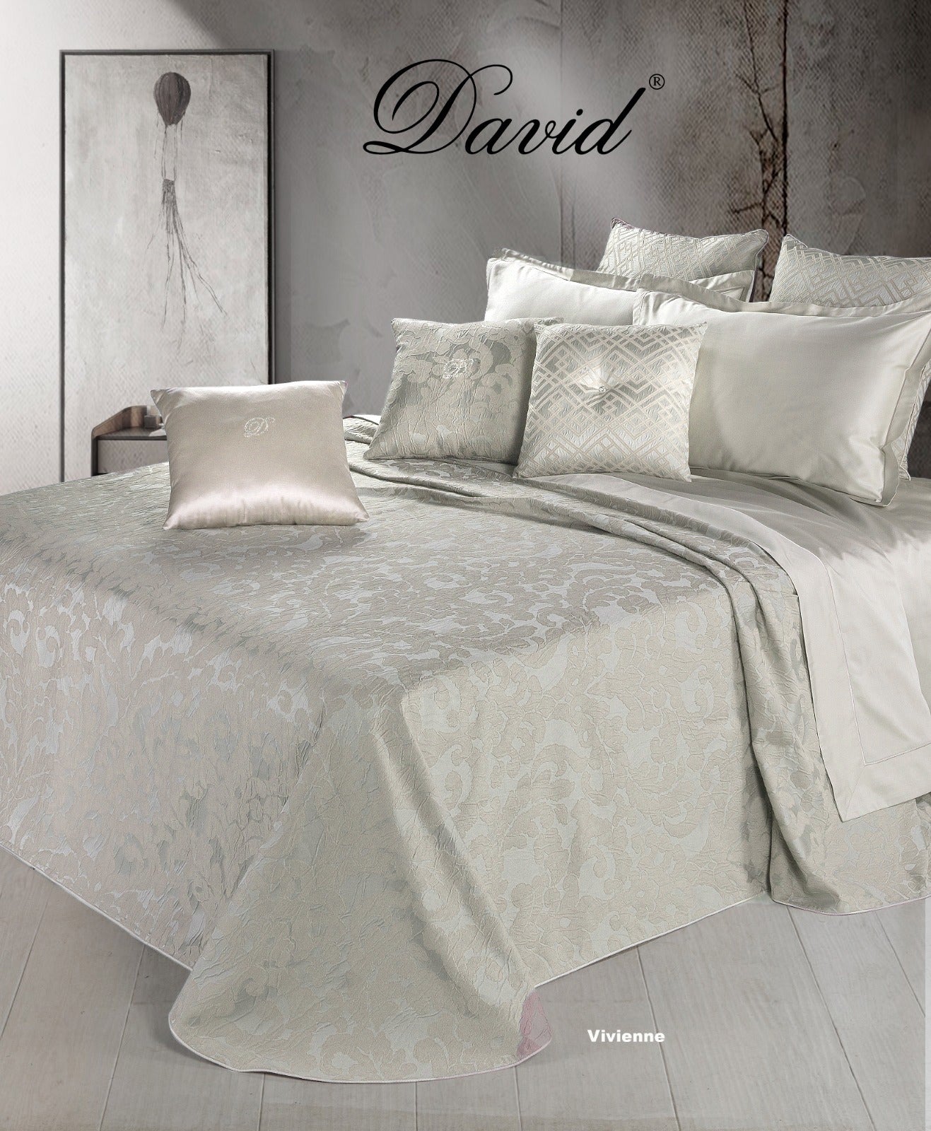 Cuscino David Vivienne 40x40 cm Jacquard