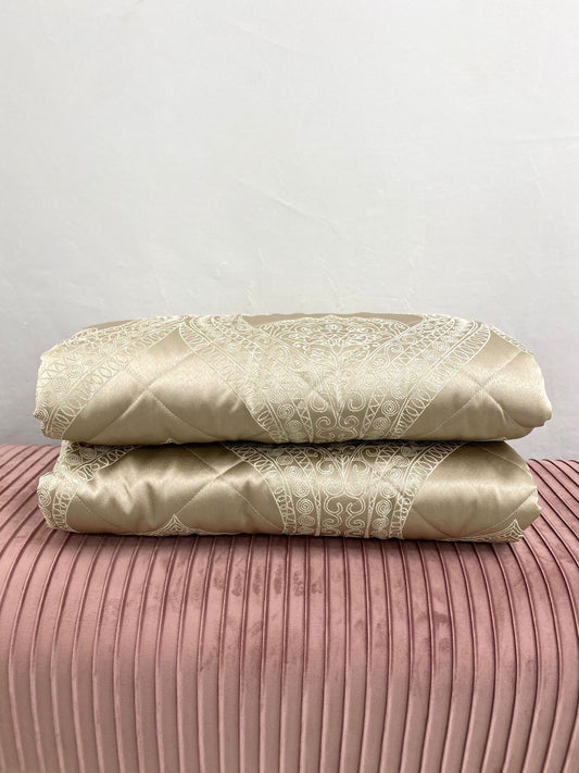 Trapuntino Via Roma 60 Beige 02  Jacquard