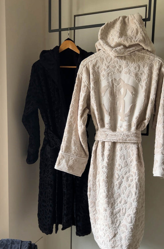 Accappatoio Roberto Cavalli Jaguar L/XL Spugna di Cotone