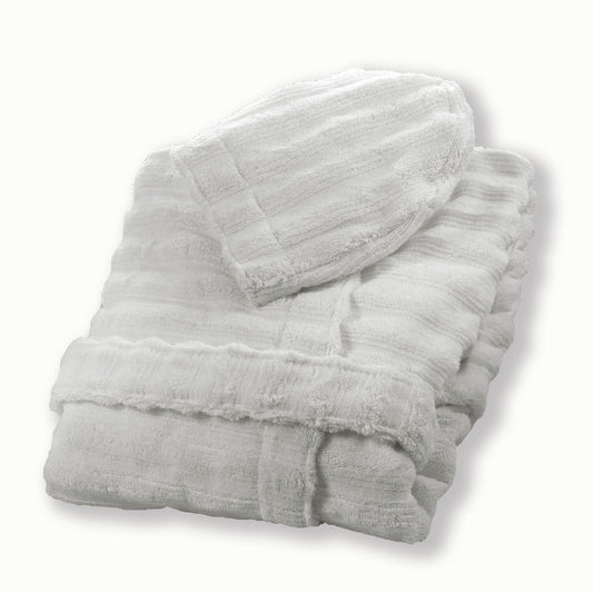 Accappatoio Mirabello Carrara Luxury Cappuccio Spugna di Cotone